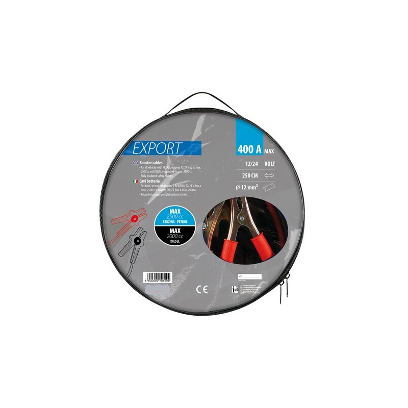Cables de batería Exportación 12/24V - 250 cm -...