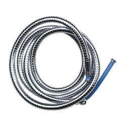 CHROME REPLACEMENT FLEXIBLE HOSE 1/2"C x 3/8"F - 2 meters