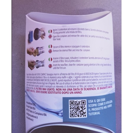 Remplacement du FILTRE à sédiments COMPACT ACQUATRAVEL