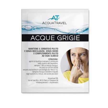 Sachet nettoyant réservoir eaux grises ACQUATRAVEL