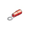 10 Terminals - ring terminals diameter 5 mm - Red - cable from 0.5 to 1.5 mmq