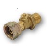 Excess flow safety valve and thermal safety for LPG cylinder