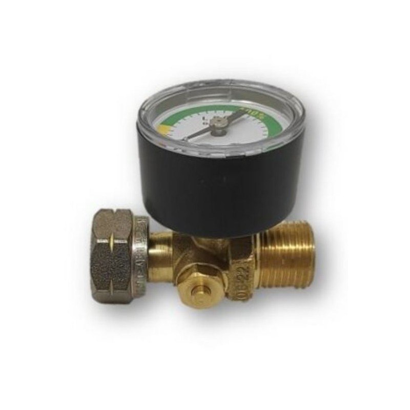 Level indicator for LPG cylinder with excess flow safety valve and thermal safety valve