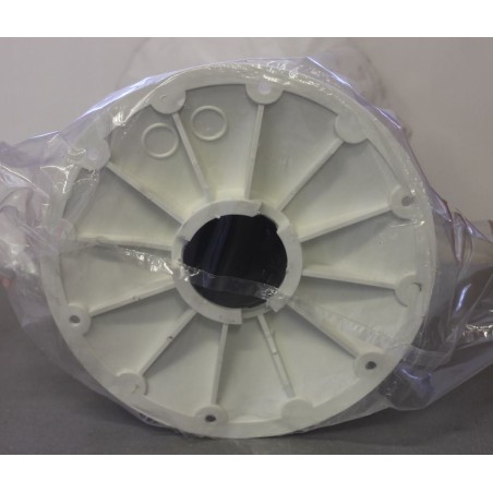White telescopic table leg H 720 mm
