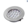 Spot  da incasso 1,5W 18 led alluminio satinato 3000K