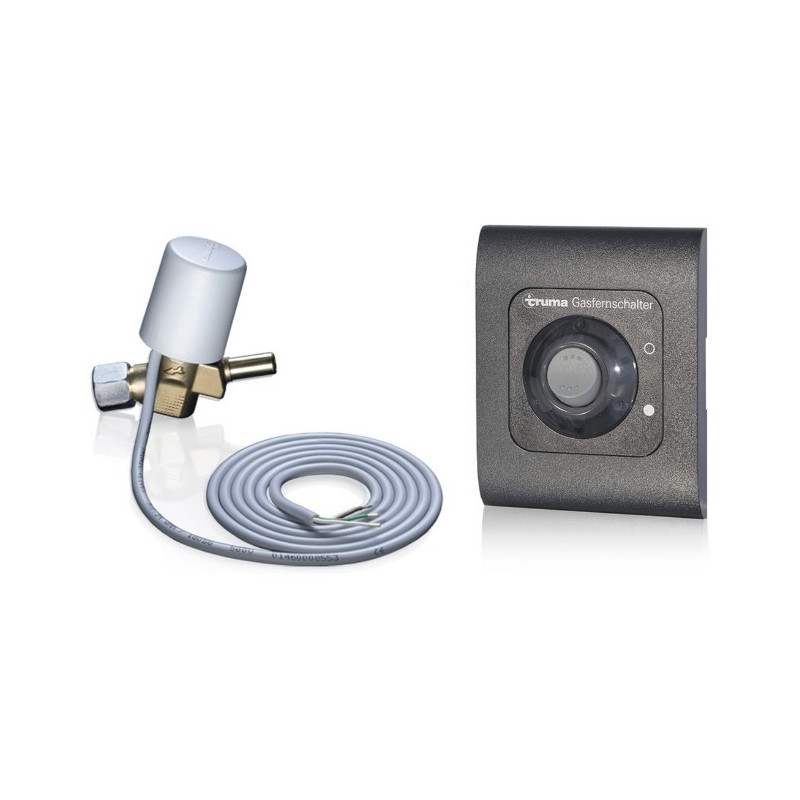 Gas closing solenoid valve for 8mm regulators