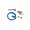 Fixed regulator kit 1 kg 29 mbar + 1.5 m hose + 2 clamps + key