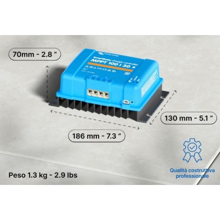Contrôleur de charge solaire Victron MPPT 100/30 A Bluetooth Energy SmartSolar 12/24 V SCC110030210