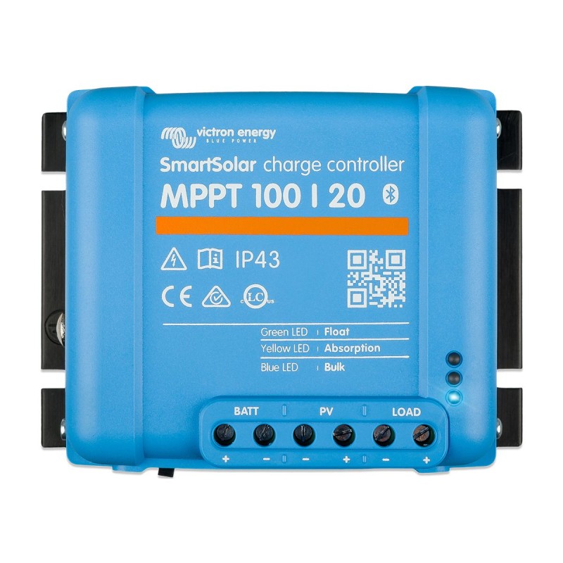 SCC1100201650R - Victron MPPT 100/20A Bluetooth Energy SmartSolar Regolatore di carica solare 12-24-36-48V
