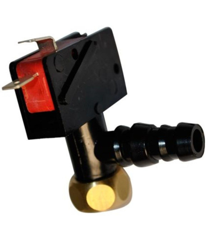 Automatic switch for immersion pump connection for taps