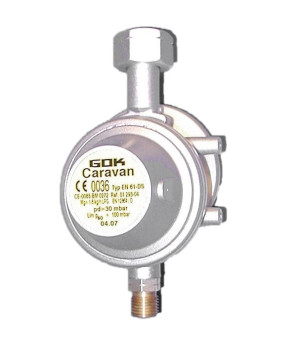 Gas regulator 30mbar 1.5kg 8mm APPROVED ITA