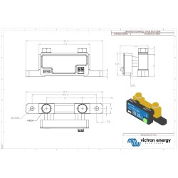 VICTRON SmartShunt 300 A - 50 mV - Contrôleur de batterie ‎SHU050130050