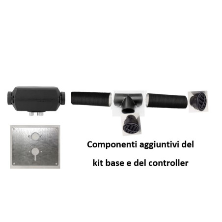 Diesel Air Heater Kit PLANAR KIT ALTA ALTOTA 2D-12 + Comfort Control Panel 12V