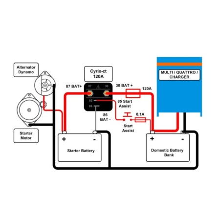Acoplador de batería inteligente Cyrix-Ct 12/24 V 120 A Victron Energy - CYR010120011R