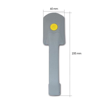 FAP external handle lock series 1060 grey colour with NS keys  - 1060PP1930PEN