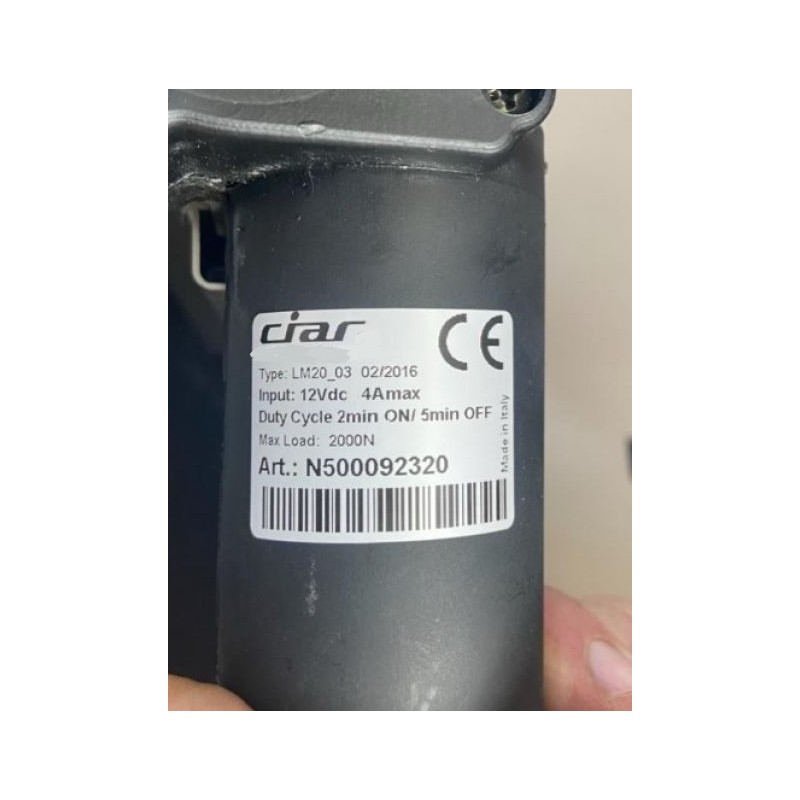CIAR ACTUATOR LM20_03 STROKE 125 CLOSING 350...