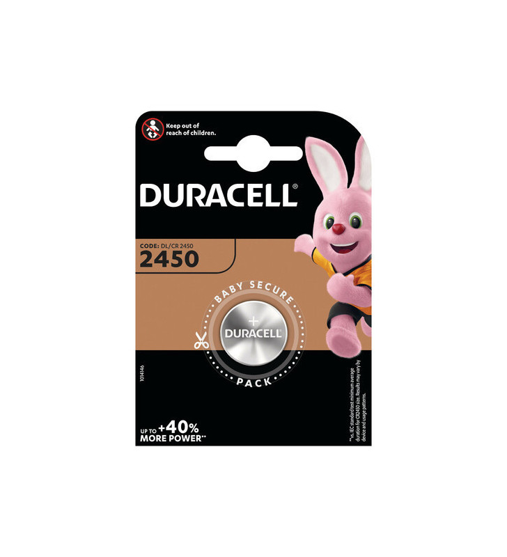 DURACELL 2450 LITHIUM ELECTRONICS 3V