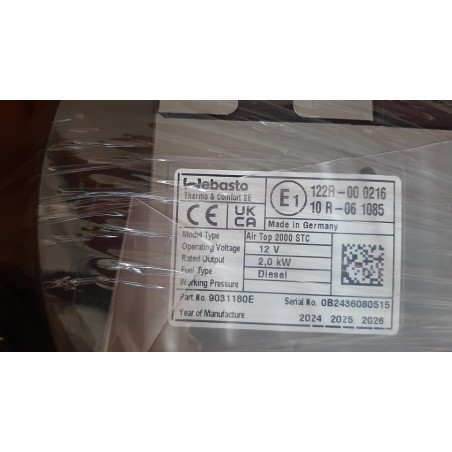 Kraftstoffheizung Air Top 2000 Diesel STC-Comfort-Kit