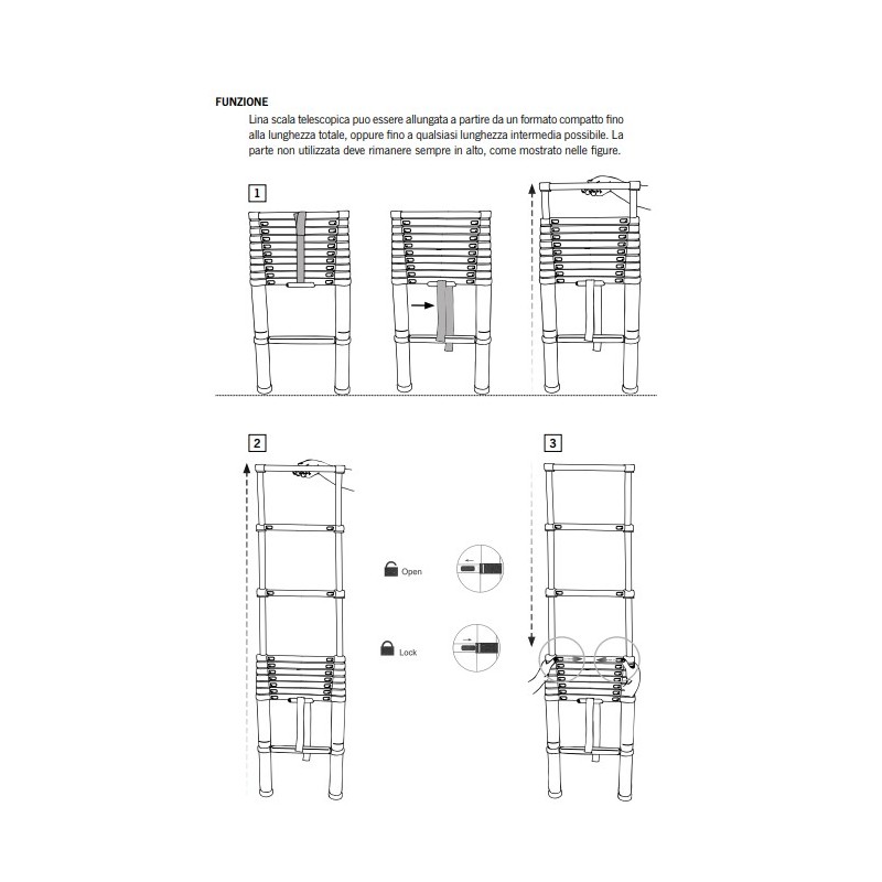 Carbest Escali telescopic multifunctional...