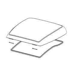 Komplette Kuppel mit Dichtung Mini-Heki/Mini-Heki Plus - BG1424