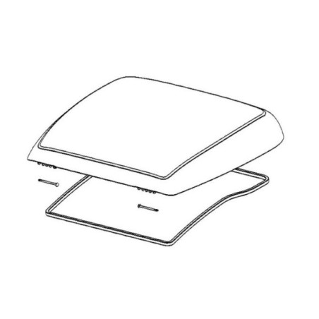 Komplette Kuppel mit Dichtung Mini-Heki/Mini-Heki Plus - BG1424