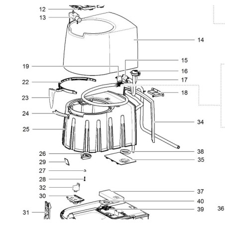 Buse de chasse d'eau THETFORD pour C250 - 50729