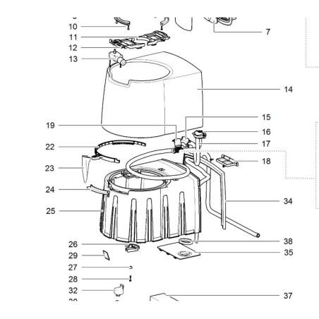 THETFORD Deviatore Acqua per C250/260 Thetford - 9342962