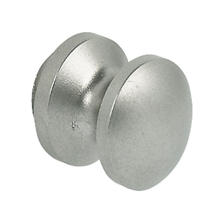 Mini bouton poussoir nickel mat x verrou poussoir