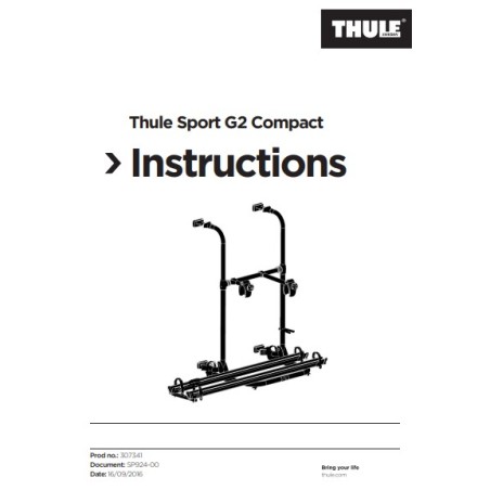 Thule Sport G2 Compact Doppeltür-Vans - 307341