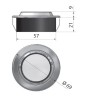OFOLUX 1000 LV11 - FOCO LED EMPOTRABLE ORIENTABLE 12V 200Lm 3000°K CROMO PULIDO