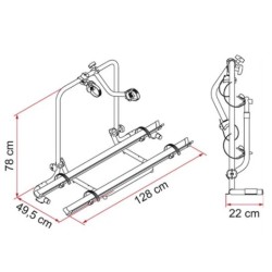 Portabici Fiamma Modello Garage Plus -  02093A78A