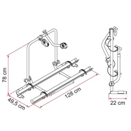 Portabicicletas Fiamma Garage Plus - 02093A78A