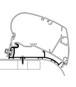 Adaptador Thule Hymer 5.5 Metros