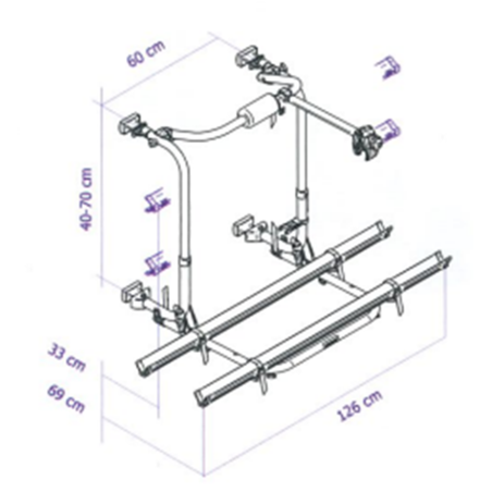 Thule Essential Short 3 Bike Carrier 50/80 - 309826