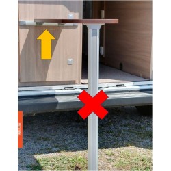 Kit de connexion de table gris MITO - LIPPERT 15560