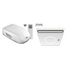Technologie d’onduleur EZA 3600W WHITE Smart Power TWIN - Puissance chaud-froid : 11600 btu/h