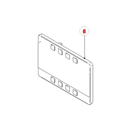 PANNELLO COMANDO LCD PC380-SE BIANCO - CBE ELNAGH- 113815