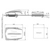 OBLÒ VECHLINE LUXOSO BIANCO 40X40CM MOTORIZZATO 12V