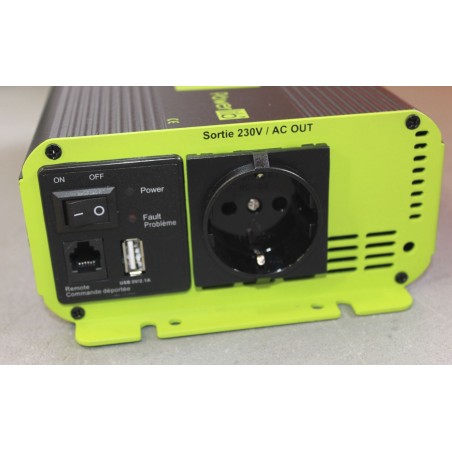 POWERLIB - Inverter Onda Pura 12 V 500 W presa SCHUKO