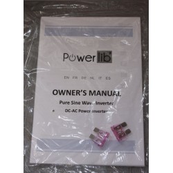 POWERLIB - Pure Wave Inverter 12 V 500 W SCHUKO socket