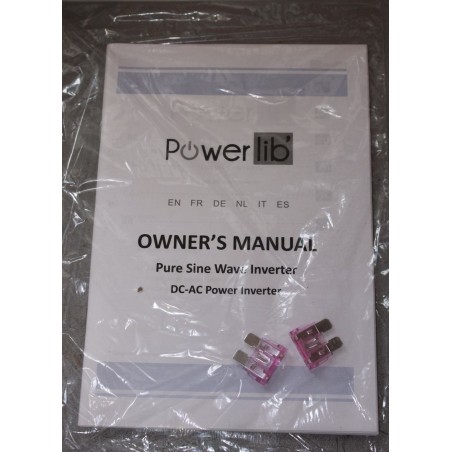 POWERLIB - Inverter Onda Pura 12 V 500 W presa SCHUKO