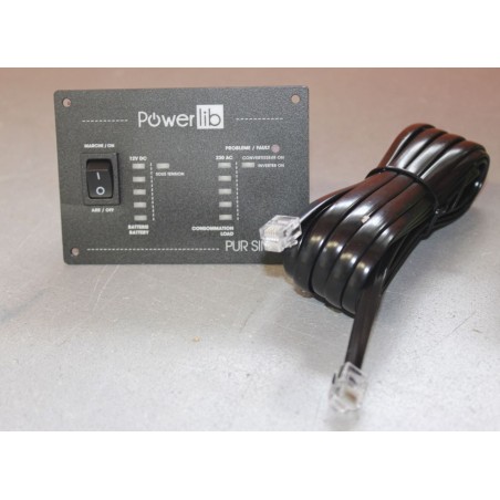POWERLIB - Inversor de onda pura 12 V 500 W Toma SCHUKO
