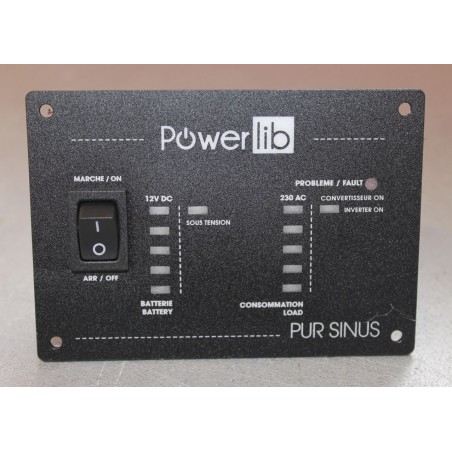 POWERLIB - Pure Wave Inverter 12 V 500 W SCHUKO socket