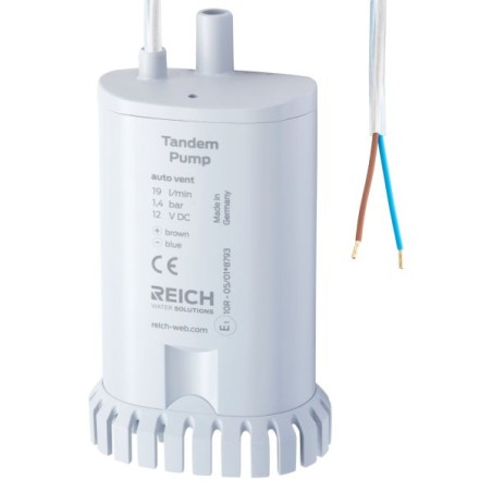 Pompa Ad Immersione TANDEM 12 V Flusso 19 L/MIN Reich