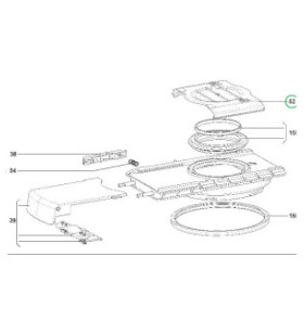 Tapa de carga para cisterna de inodoro DOMETIC CT serie 3