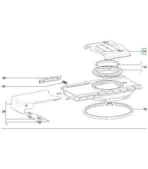 Couvercle de chargement pour réservoir de toilette DOMETIC CT série 3