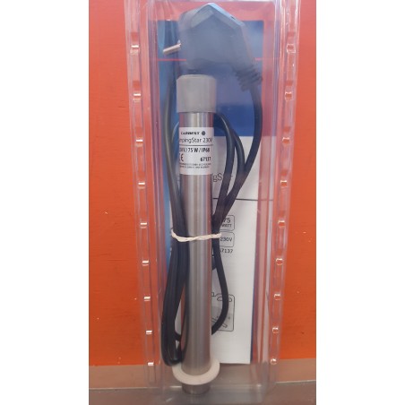 Elektrischer Warmwasserbereiter - Heizstab für Warmwasser in Tanks Carbest Campingstar 230V 75W, Temperatur 38°C