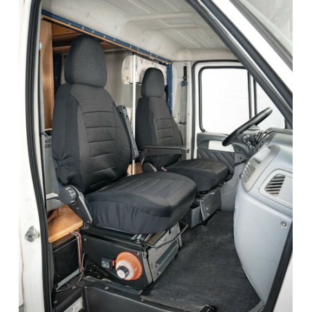Universal Camper Seat Covers in Jacquard with Headrest