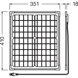 OSRAM BATTERYcharge SOLAR 20W Solar-Batterieladegerät