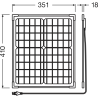 OSRAM BATTERYcharge SOLARE 20W mantenitore di batteria a energia solare